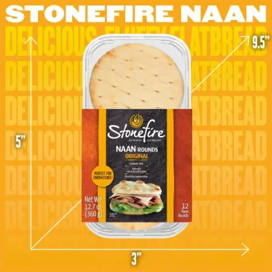 Stonefire Naan Rounds - 12ct/12.7oz image {6}