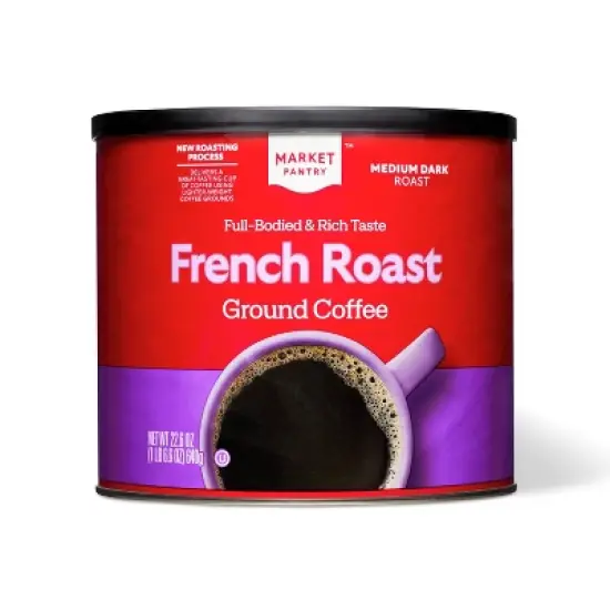 French Roast Medium-Dark Roast Ground Coffee - 22.6oz - Market Pantry&trade; image {3}