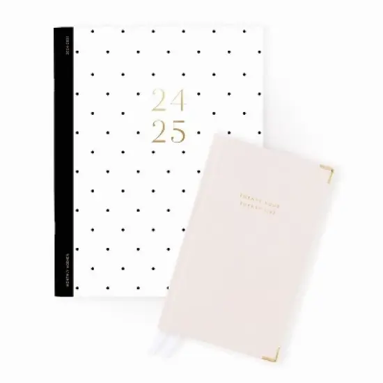 Sugar Paper Essentials 2024-25 Monthly Planner 11"x8.5" Scatter Dots: Academic Calendar July-June, Adult Stationery image {4}