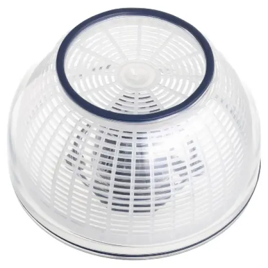 Luminuxe Salad Spinner Lettuce Spinner Vegetable Cleaner and Dryer, One-Handed Use, Built-in Draining System for Fresh, Crisp Clean Salad - 5.3 Quarts image {8}