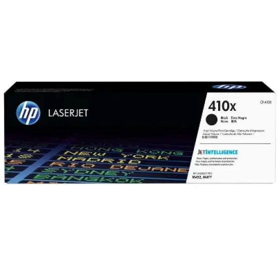 HP 410X High Yield Black Original LaserJet Toner Cartridge, ~6,500 pages, CF410X image {7}