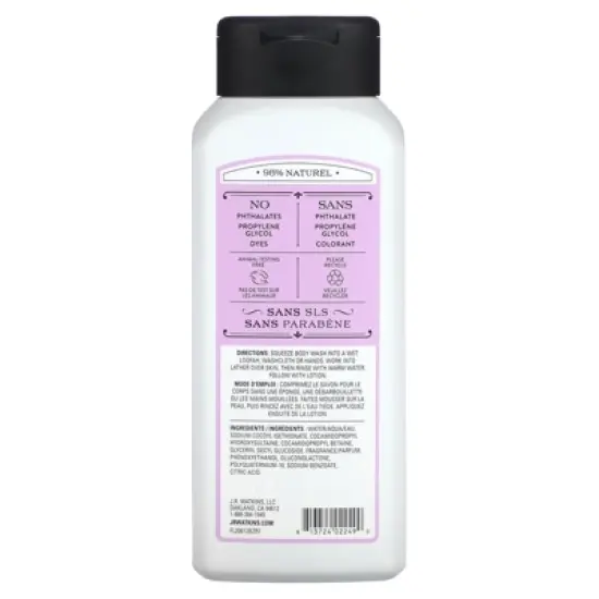 J R Watkins Body Wash, Lavender, 18 fl oz (532 ml) image {1}