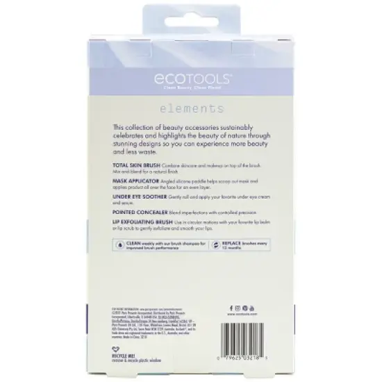 EcoTools Hydro Glow Skincare Brush Kit - 5pc image {2}