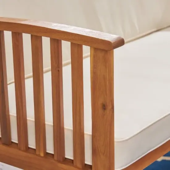 Carolina 5pc Acacia Wood Sofa Set - Christopher Knight Home: image {4}