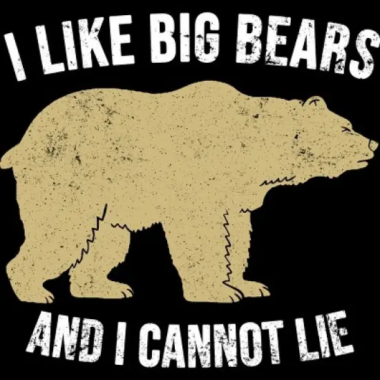 Design By Humans I Like Big Bears And I Cannot Lie By Wholesome Tank Top image {1}