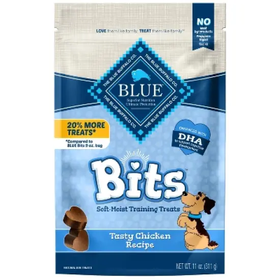 Blue Buffalo Blue Bits Natural Soft-Moist Training Dog Treats with Chicken Recipe image {4}