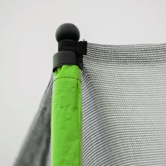 NAYSAYE Trampoline 16FT with Basketball Hoop and Soccer Goal for Outdoor Fun with Ladder and Safety Net, Green, 192.13"*192.13"*106.32" image {3}