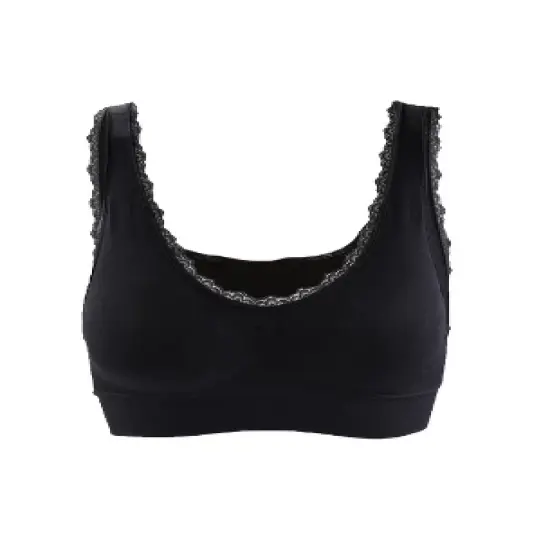 Allegra K Women Seamless Middle Impact Pocket Sport Bra image {8}
