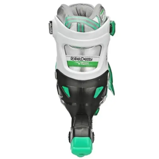 Roller Derby Kids' V-Tech 500 Adjustable Inline Skates - Mint/Green/White (6-9) image {3}