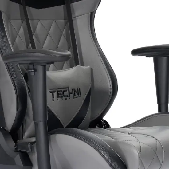 Ergonomic Gaming Chair Gray - Techni Sport image {14}