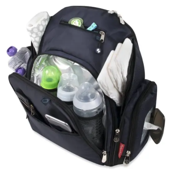 Fisher-Price Kaden Backpack Diaper Bag - Navy image {2}