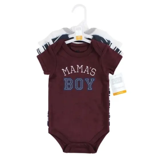 Hudson Baby Infant Boy Cotton Bodysuits, Mamas Boy image {1}