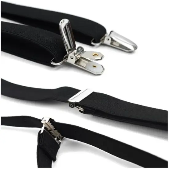 Men's X-back Metal Clip Fastening Suspenders image {2}