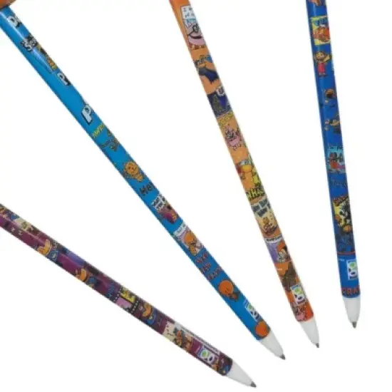 Dog Man Squishy Top Pens (4 Pack) - Fun Fidget Toppers image {1}