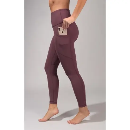 90 Degree by Reflex Womens Interlink High Waist Ankle Legging with Back Curved Yoke image {10}