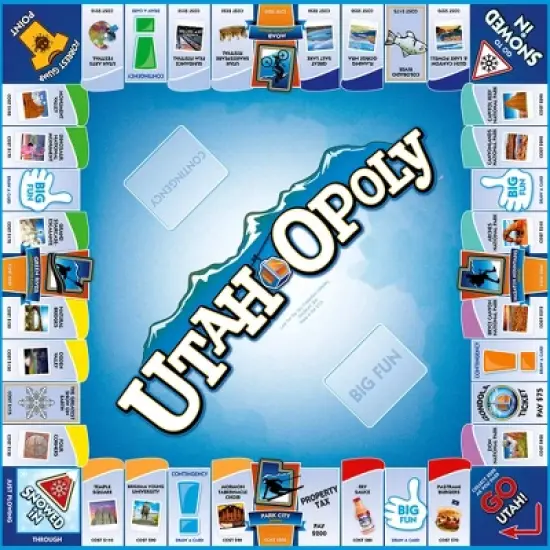 Late For The Sky: Utah-Opoly Monopoly Board Game image {2}