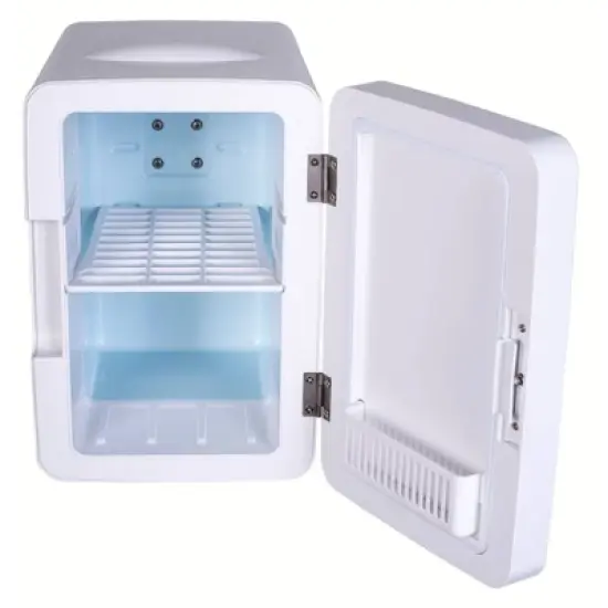 9 Can Mini Beauty Lighted Mirror Fridge image {5}