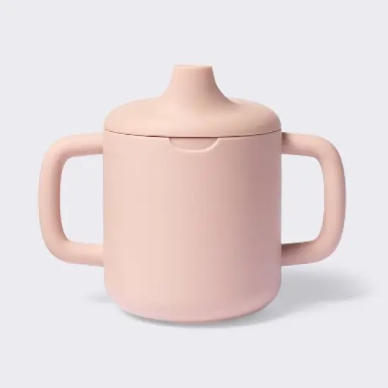 8oz Silicone Trainer Cup - Pink - Cloud Island&trade; image {4}