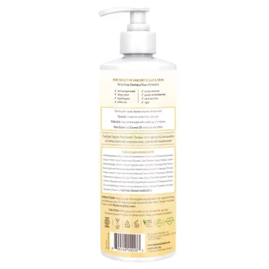 Babo Botanicals Moisturizing 2-in-1 Oatmilk & Calendula Baby Shampoo & Wash - 16 fl oz image {1}