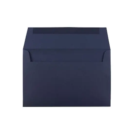 JAM Paper A10 Invitation Envelopes 6 x 9.5 Navy Blue LEBA867 image {1}