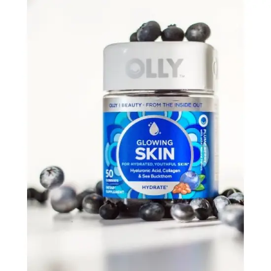 OLLY Glowing Skin Collagen Chewable Gummies - Berry - 50ct image {5}