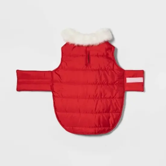 Gingerbread Playhouse Puffer Cat and Dog Vest - Wondershop&trade; image {1}