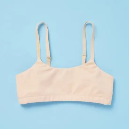 Yellowberry Girls' Super Soft Cotton First Training Bra with Convertible Straps image {7}