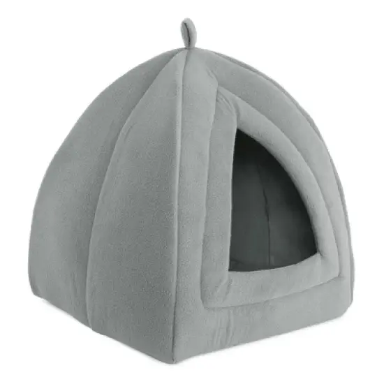 Pet Adobe Igloo Style Pet Tent for Cats, Gray image {5}