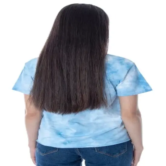 ICEE Women's Shirt Vintage Icee Polar Bear Logo Tie Dye Crop Top Tee Shirt image {3}