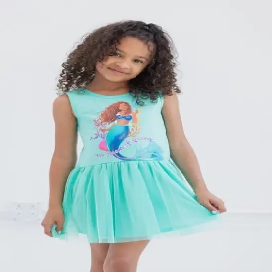 Disney Lilo & Stitch Princess Ariel Girls Tulle Dress Toddler to Big Kid image {1}