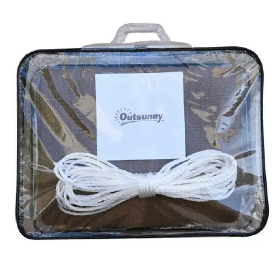 Resenkos 13' x 20' Sun Shade Sail Canopy Outdoor Shade Sail Cloth for Patio Deck Yard with D-Rings and Rope Included, image {8}