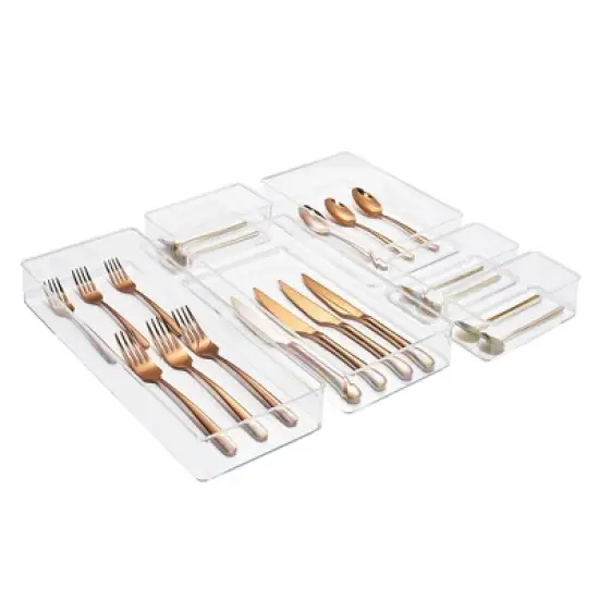 Sorbus Kitchen Drawer Organizer Set - Great Organization Solution for Any Kitchen Drawer - Store Utensils, Silverware, and More image {10}
