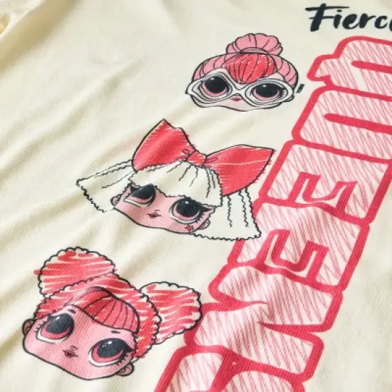 Girls' L.O.L. Surprise! Snug Fit 4pc Pajama Set - Pink image {2}