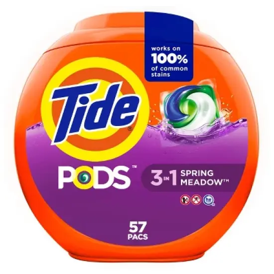 Tide Pods Laundry Detergent Pacs - Spring Meadow  image {12}