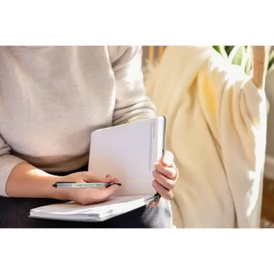 BiC 10pk ECOlutions Retractable Ballpoint Pens Black Ink: Medium Point Click Pens, Office Supplies, Visible Ink Supply image {4}