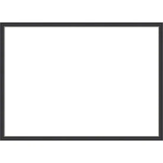 Amanti Art Stylish Black Narrow Framed Dry Erase Magnetic Board image {14}