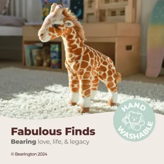 Bearington Twiggie Plush Giraffe Stuffed Animal, 15 Inch for boys and girls, For Ages 3-14 image {1}