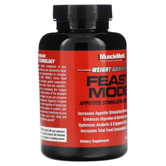 MuscleMeds Feast Mode, Appetite Stimulating Complex, 90 Capsules image {3}