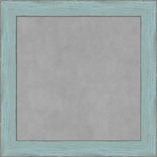 Amanti Art Sky Blue Rustic Wood Framed Magnetic Board image {4}