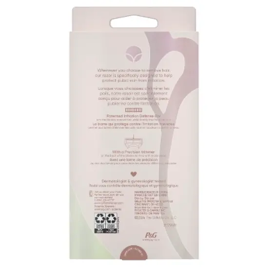 Venus for Pubic Hair & Skin Women's Razor + Razor Blade Refills image {8}