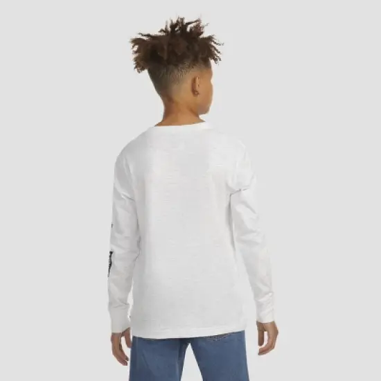 Levi's&reg; Boys' Long Sleeve Logo Graphic T-Shirt - White image {8}