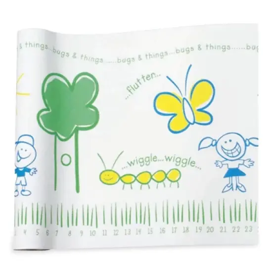 McKesson Table Paper Bugs & Things Crepe 125' Length per Case image {1}