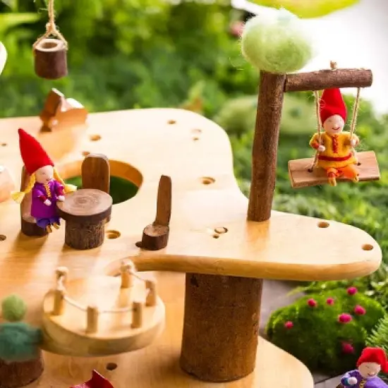 HearthSong - Tree Fort Super Saver Wooden Dollhouse Playset for Kids image {4}
