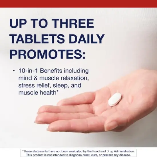 Metagenics Magnesium Glycinate, Highly Absorbable, Sleep, Stress, Muscle, Bone, Heart & Nerve Support, Gluten-Free, Non-GMO, Vegetarian, 240 Tablets image {2}