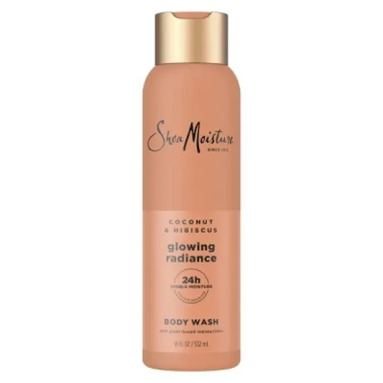 SheaMoisture Body Wash Glowing Radiance - Coconut & Hibiscus with Vitamin C & Songyi Mushroom Extracts  - 18 fl oz image {9}