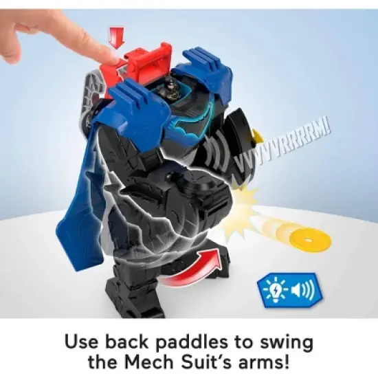 Imaginext Batman Mech Action Figure Playset - 4pk image {3}