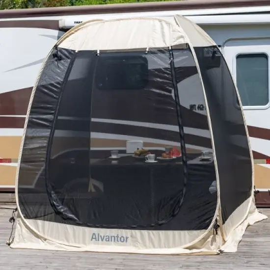 Alvantor 6&lsquo;x6' Pop Up Outdoor Camping Tent Canopy Gazebo 2-3 People Screen House for Patios, Instant Tent Patented image {7}