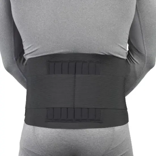 OTC Sacro Brace, Lower Back, Heavy Duty Support, Thermo Pad, Black image {6}
