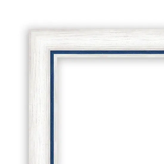 Amanti Art Morgan White Blue Framed Dry Erase Magnetic Board image {3}