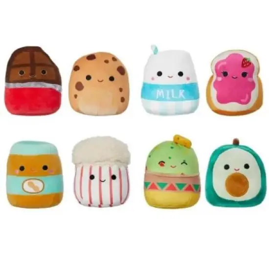 Kellytoy Squishmallows 5 Inch Mini Plush 8 Pack | Food image {1}